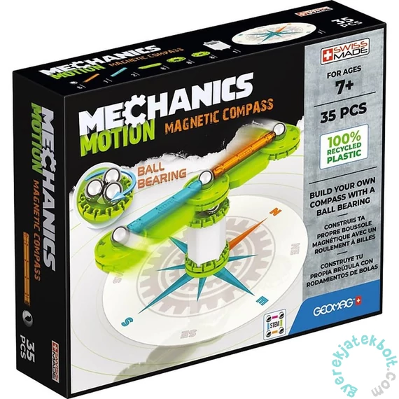 Geomag Mechanics Motion Compass 35 db-os mágneses építőjáték készlet