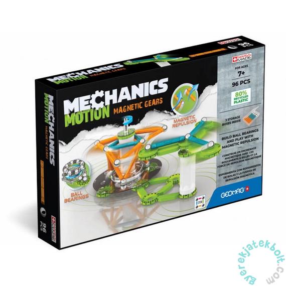 Geomag Mechanics Motion Magnetic Gears 96 db-os mágneses építőjáték készlet
