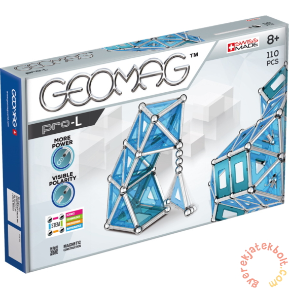 Geomag PRO-L 110 db-os mágneses építőjáték készlet