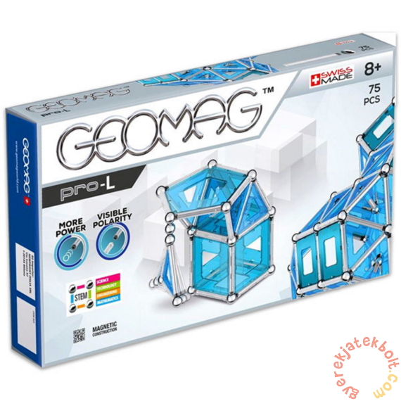Geomag PRO-L 75 db-os mágneses építőjáték készlet