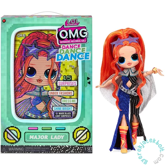LOL Surprise OMG Dance Doll táncos baba - Mayor Lady
