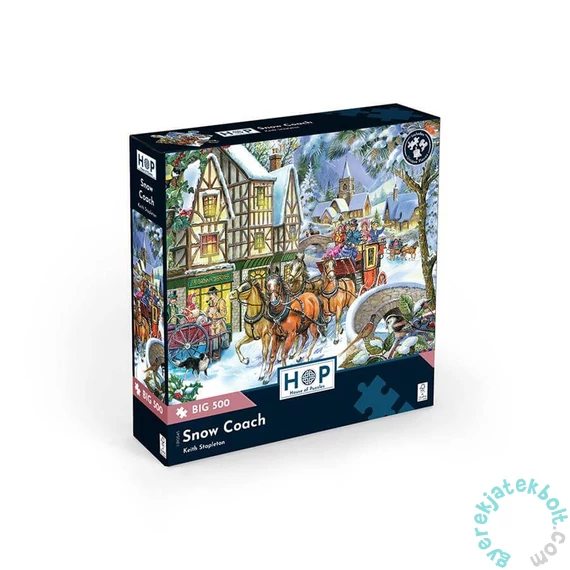 House of Puzzles 500 db-os XXL puzzle - Snow Coach (HP0545)