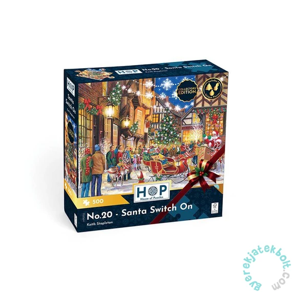 House of Puzzles 500 db-os puzzle - Santa Switch On (HP0716)