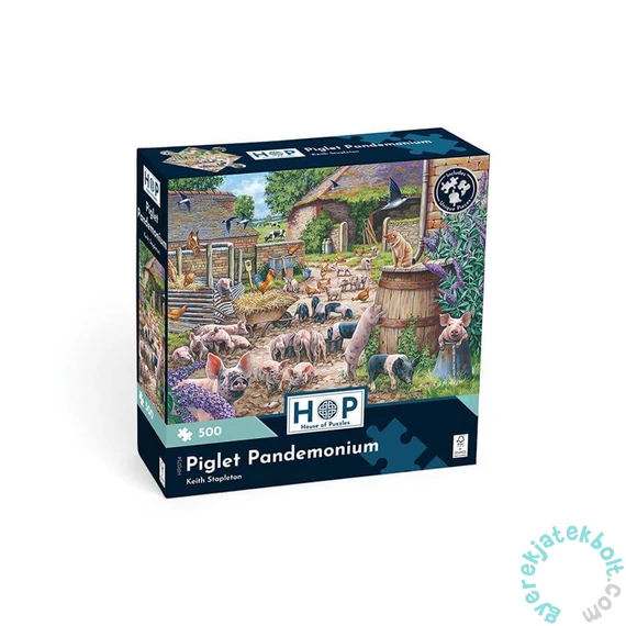 House of Puzzles 500 db-os puzzle - Piglet Pandemonium (HP0754)