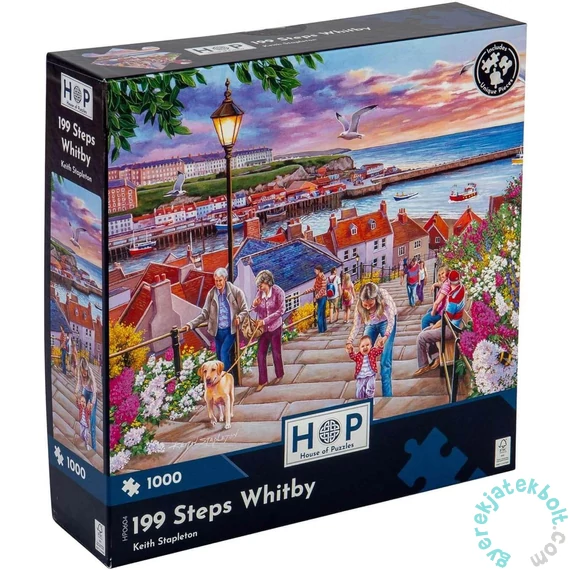 House of Puzzles 1000 db-os puzzle - 199 Steps Whitby (HP0604)