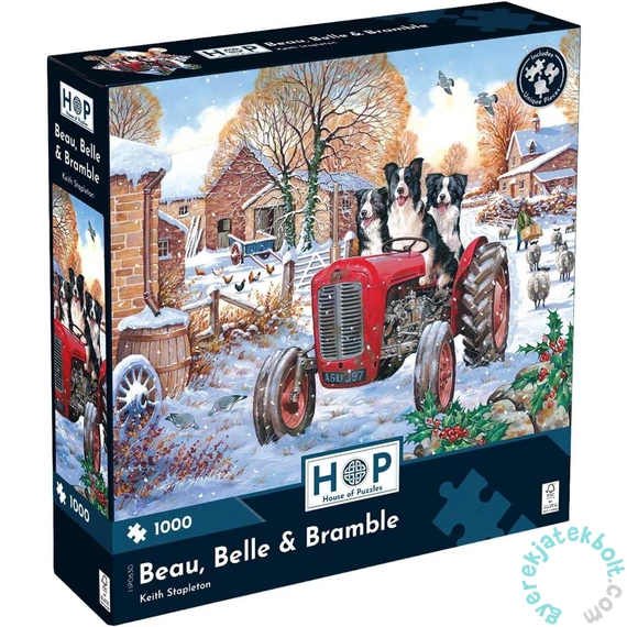 House of Puzzles 1000 db-os puzzle - Beau, Belle & Bramble (HP0630)