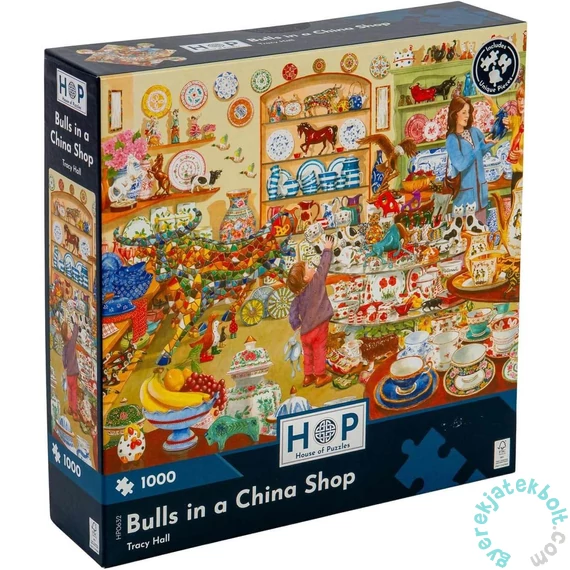 House of Puzzles 1000 db-os puzzle - Bulls In A China Shop (HP0632)