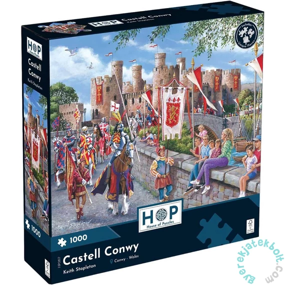 House of Puzzles 1000 db-os puzzle - Castell Conwy  (HP0817)