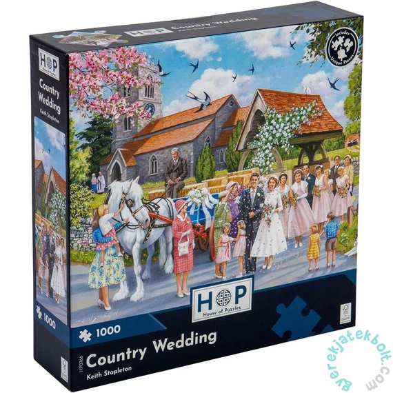 House of Puzzles 1000 db-os puzzle - Country Wedding (HP0766)