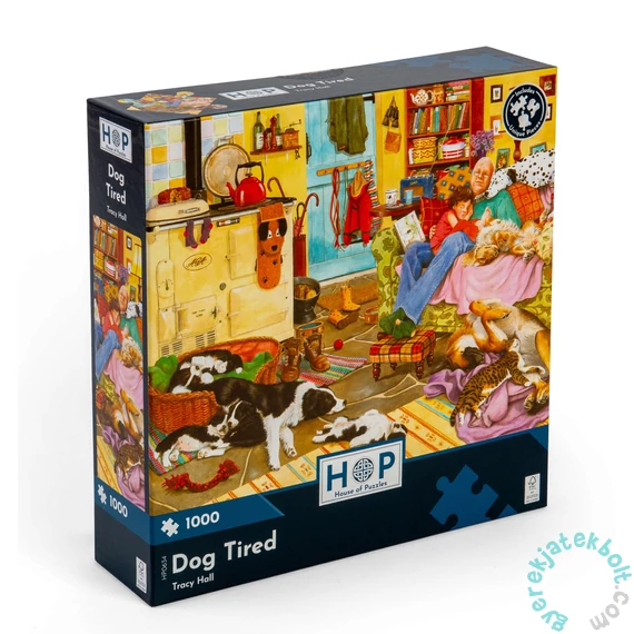 House of Puzzles 1000 db-os puzzle - Dog Tired (HP0634)