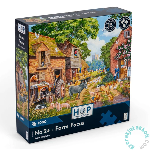 House of Puzzles 1000 db-os puzzle - Farm Focus (HP0627)