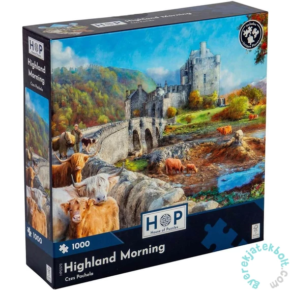 House of Puzzles 1000 db-os puzzle - Highland Morning (HP0372)
