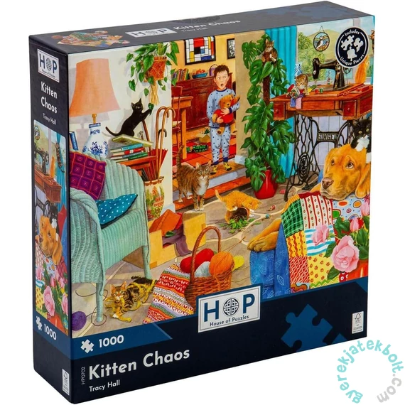 House of Puzzles 1000 db-os puzzle - Kitten Chaos (HP0702)