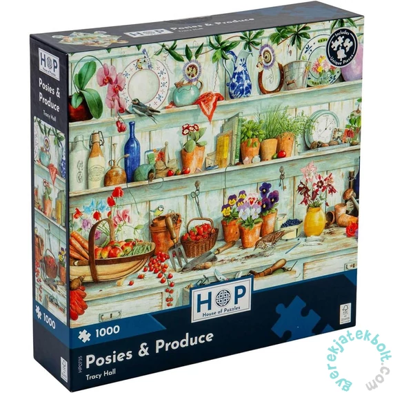 House of Puzzles 1000 db-os puzzle - Posies & Produce (HP0735)
