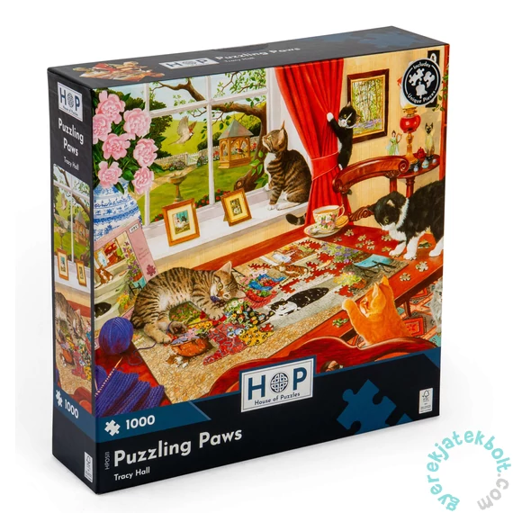 House of Puzzles 1000 db-os puzzle - Puzzling Paws (HP0511)