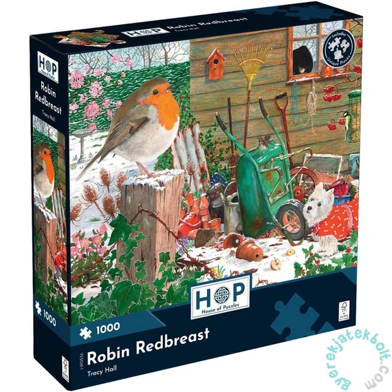 House of Puzzles 1000 db-os puzzle - Robin Redbreast (HP0536)