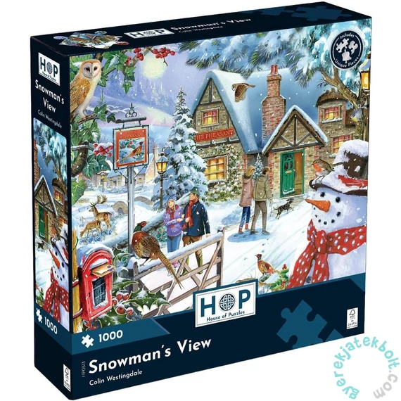 House of Puzzles 1000 db-os puzzle - Snowman's View (HP0513)