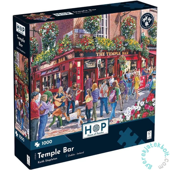 House of Puzzles 1000 db-os puzzle - Temple Bar (HP0814)