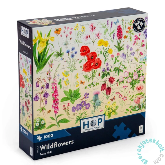 House of Puzzles 1000 db-os puzzle - Wildflowers (HP0705)