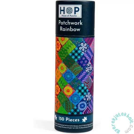 House of Puzzles 150 db-os Mini henger puzzle - Patchwork Rainbow (HP0793)