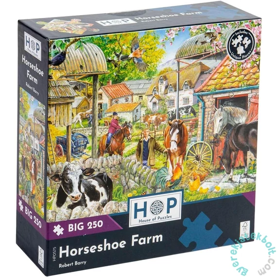 House of Puzzles 250 db-os XXL puzzle - Horseshoe Farm (HP0575)