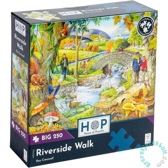 House of Puzzles 250 db-os XXL puzzle - Riverside Walk (HP0736)