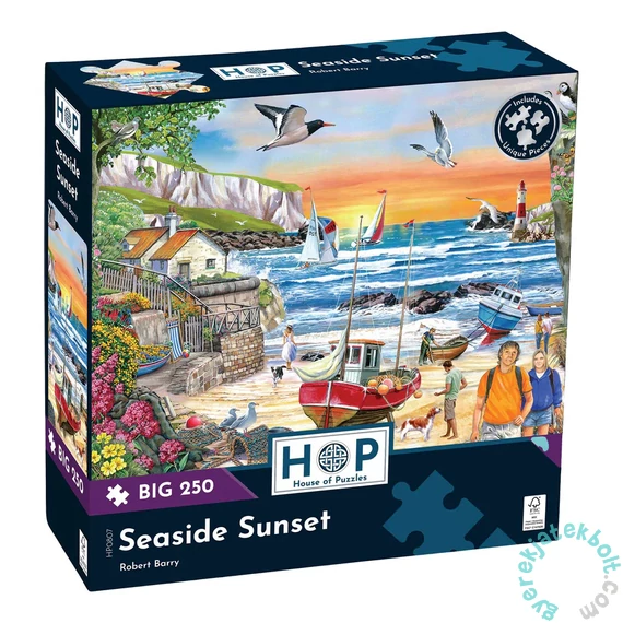 House of Puzzles 250 db-os XXL puzzle - Seaside&Sunset (HP0807)