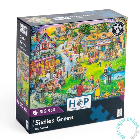 House of Puzzles 250 db-os XXL puzzle - Sixties Green (HP0743)