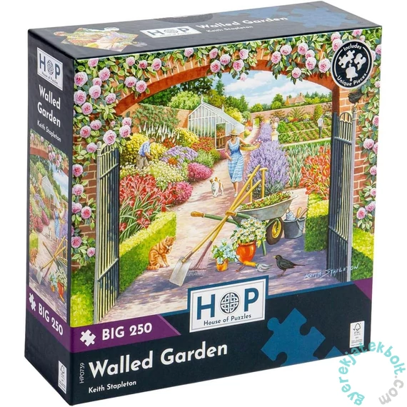 House of Puzzles 250 db-os XXL puzzle - Walled Garden (HP0739)