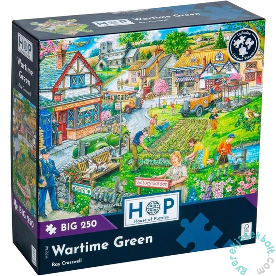 House of Puzzles 250 db-os XXL puzzle - Wartime Green (HP0741)