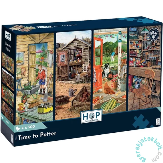 House of Puzzles 4 x 500 db-os puzzle - Time to Potter  (HP0822)