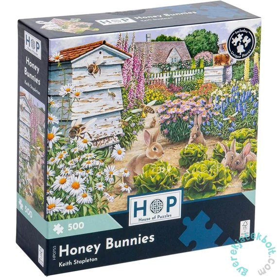 House of Puzzles 500 db-os puzzle - Honey Bunnies (HP0753)