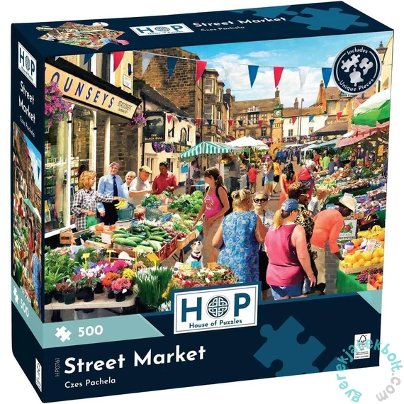 House of Puzzles 500 db-os puzzle - Street Market (HP0761)