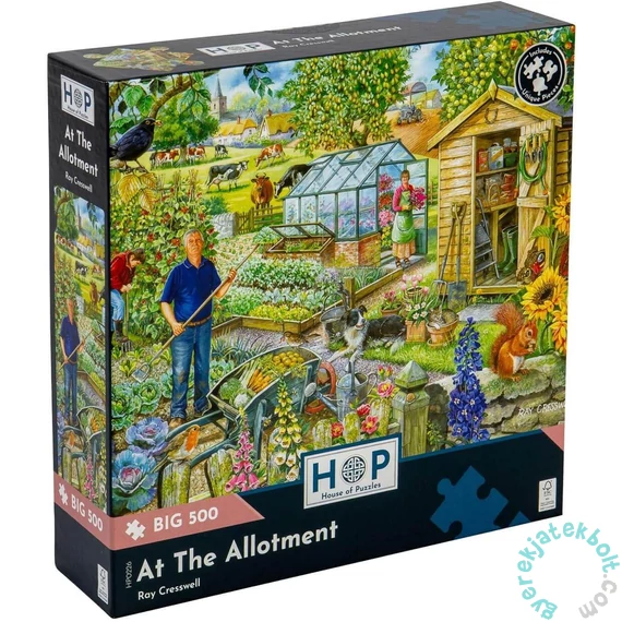 House of Puzzles 500 db-os XXL puzzle - At The Allotment (HP0226)