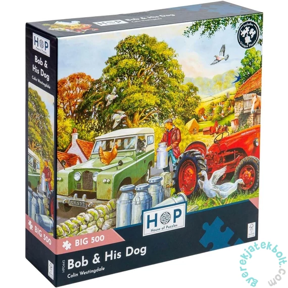 House of Puzzles 500 db-os XXL puzzle - Bob & His Dog (HP0443)