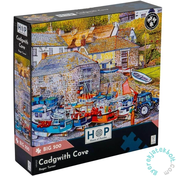 House of Puzzles 500 db-os XXL puzzle - Cadgwith Cove (HP0707)