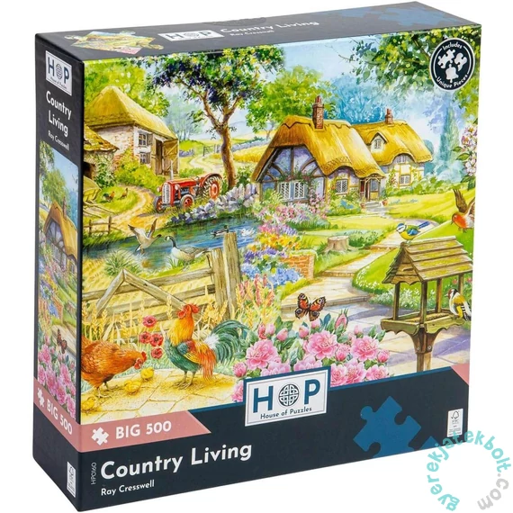 House of Puzzles 500 db-os XXL puzzle - Country Living (HP0160)