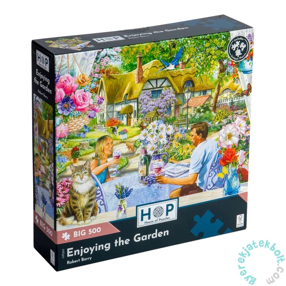 House of Puzzles 500 db-os XXL puzzle - Enjoying the Garden (HP0611)