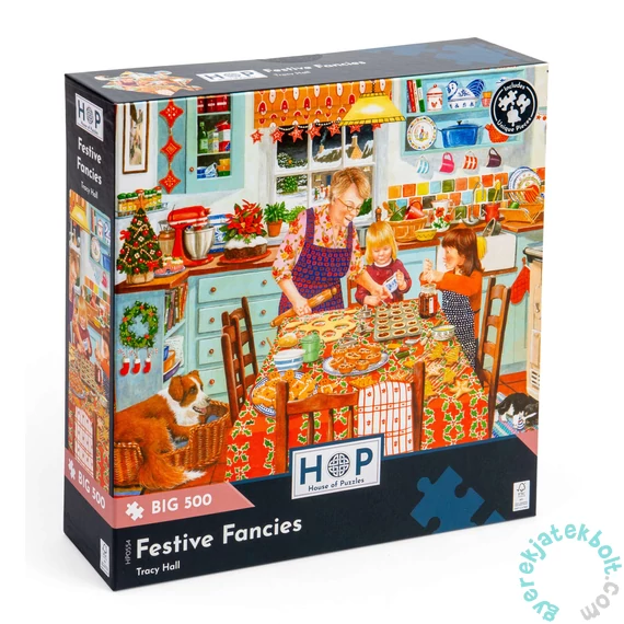 House of Puzzles 500 db-os XXL puzzle - Festive Fancies (HP0554)