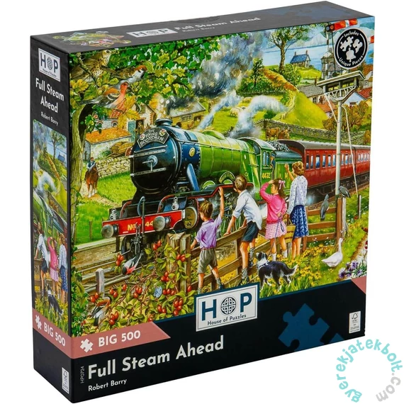 House of Puzzles 500 db-os XXL puzzle - Full Steam Ahead (HP0724)