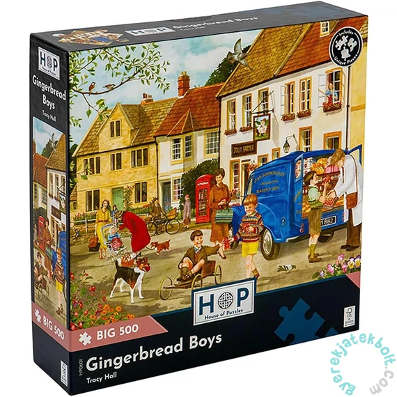 House of Puzzles 500 db-os XXL puzzle - Gingerbread Boys (HP0601)