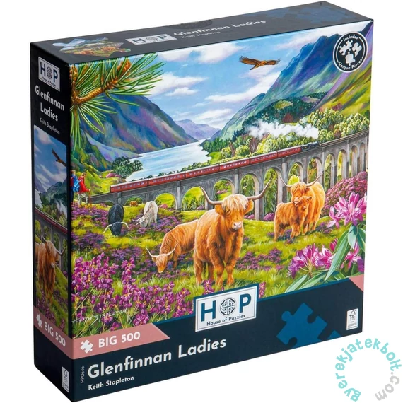 House of Puzzles 500 db-os XXL puzzle - Glenfinnan Ladies (HP0646)