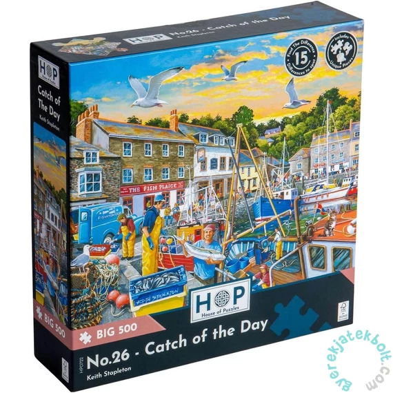 House of Puzzles 500 db-os XXL puzzle - No.26 Catch of the Day (HP0722)