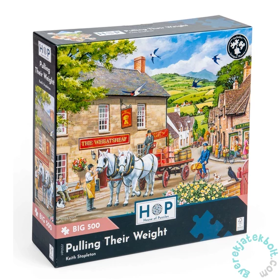House of Puzzles 500 db-os XXL puzzle - Pulling Their Weight (HP0557)
