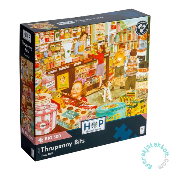 House of Puzzles 500 db-os XXL puzzle - Thrupenny Bits (HP0625)
