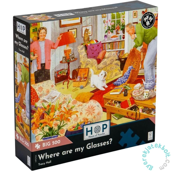 House of Puzzles 500 db-os XXL puzzle - Where are my Glasses? (HP0723)