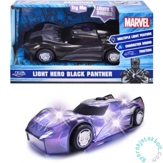 Marvel Light Fekete Párduc játékautó, fény és hangeffekttel 1:32 (203222004)