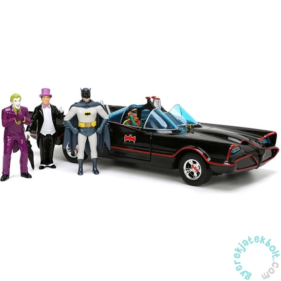 Jada - DC Comics Batman - Batmobil jármű - 4 db-os figura csomag 1:24 (253215011)