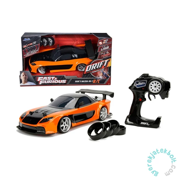 Jada - Halálos iramban - Mazda RX-7 Drift távirányítós autó - 1:10 (253209001)