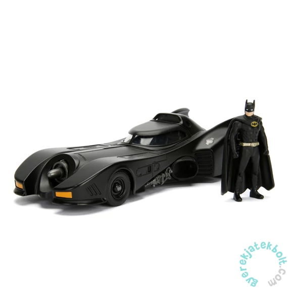 Batman - 1989 Batmobile fém autómodell figurával - 23 cm (253215002)
